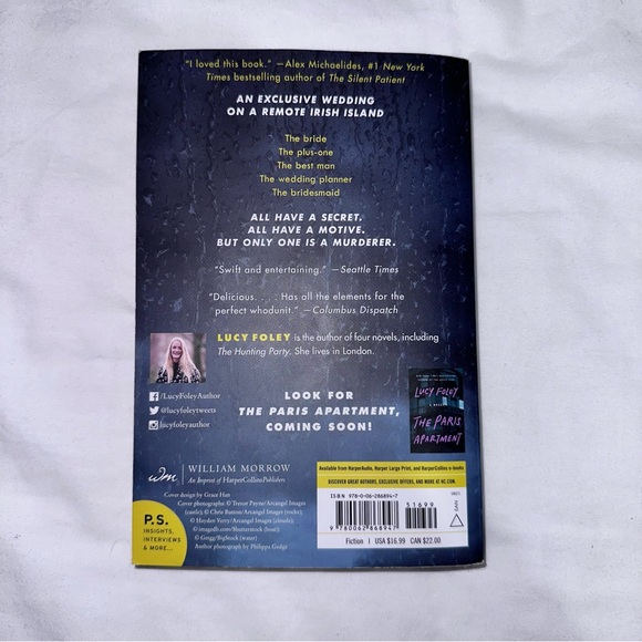 4 Book Lot - A Man Called Ove, Lucky, The Guest List, and The Paper Palace - Picture 9 of 14